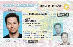 North Carolina Fake ID