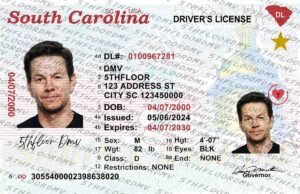 South Carolina Fake ID
